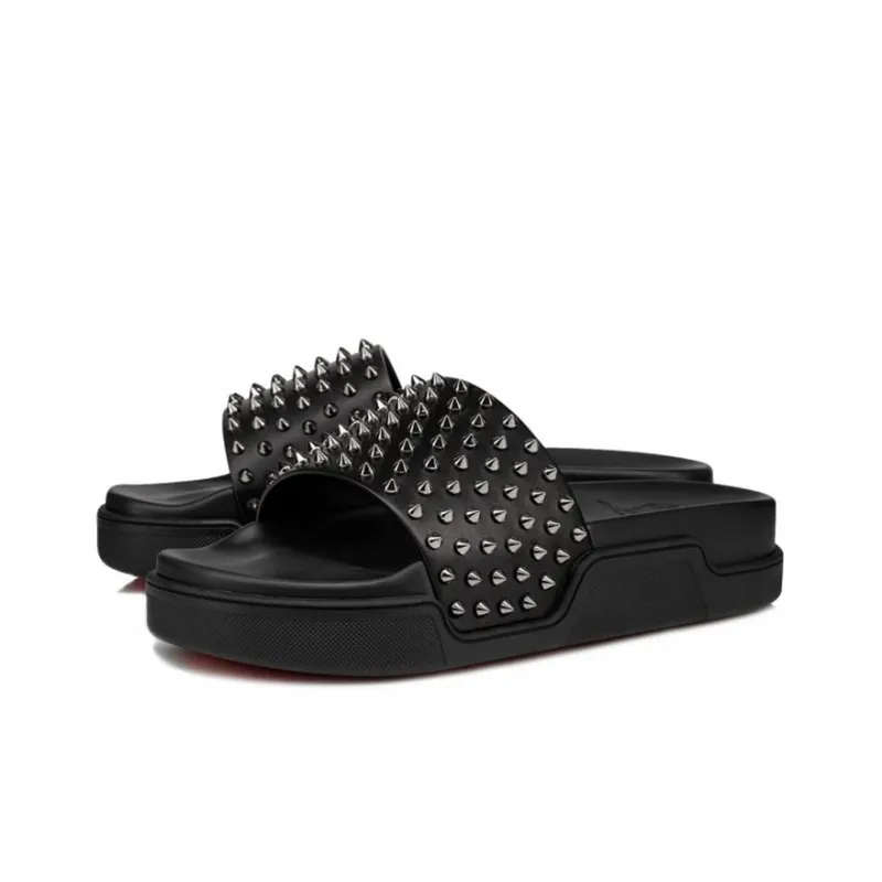 Christian Louboutin Studded Slides-2