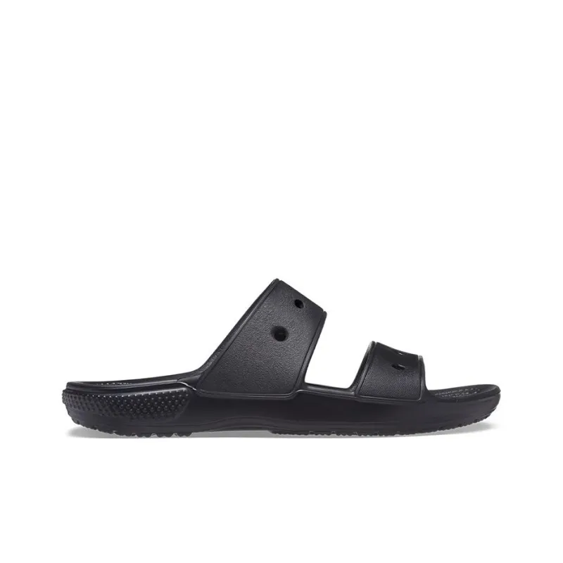Crocs Classic Double Band Slide Sandals Black-1