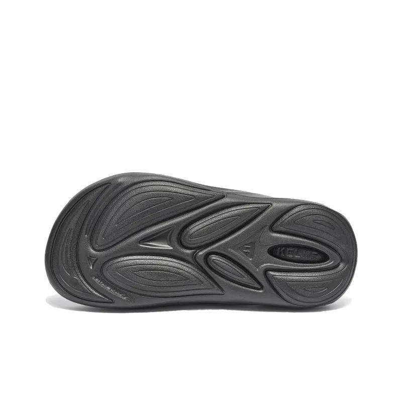 KELME EVA Slip Resistant Slide Slippers Unisex Black-4