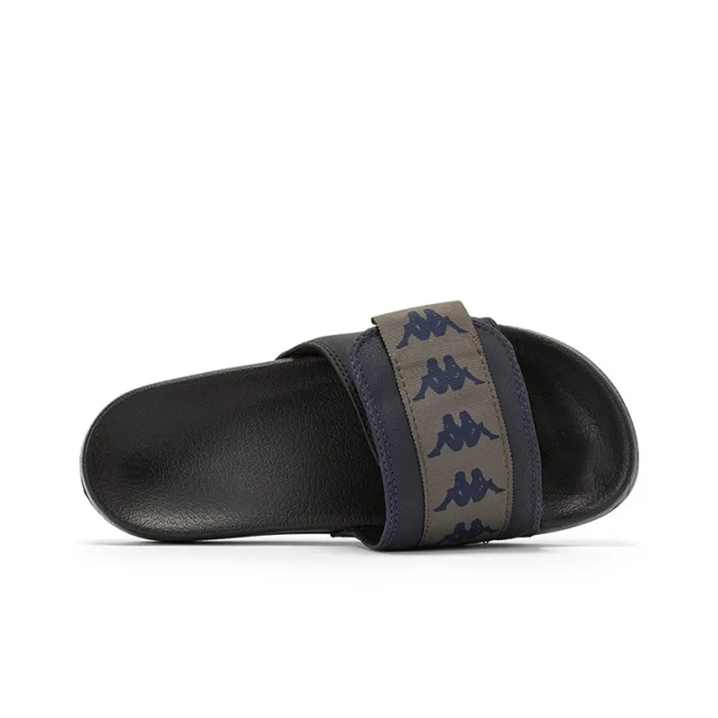Kappa Slip Resistant Slide Slippers Unisex Black-2