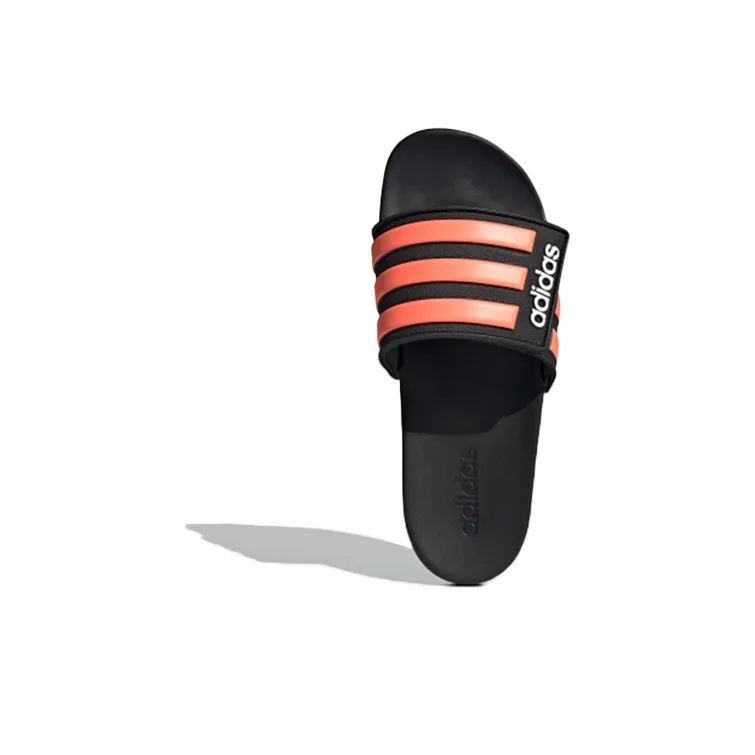 Adidas Neo Adilette Comfort Adj 'Black Pink'-4