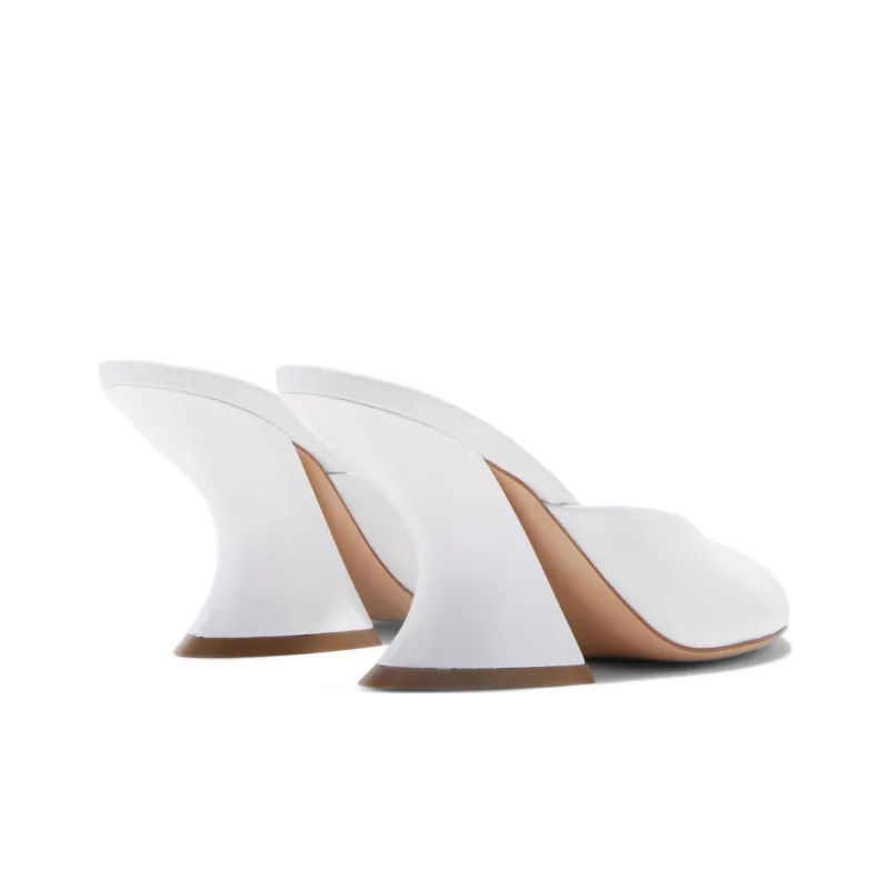 Casadei Elodie Minorca Slide Slippers Women's White-3