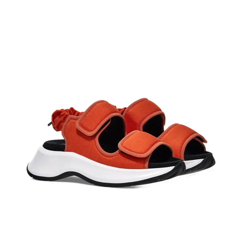HOGAN H598 Beach Sandals Women's Orange-1
