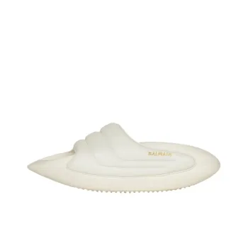 BALMAIN Women's B IT Quilted Leather Mules 'White'