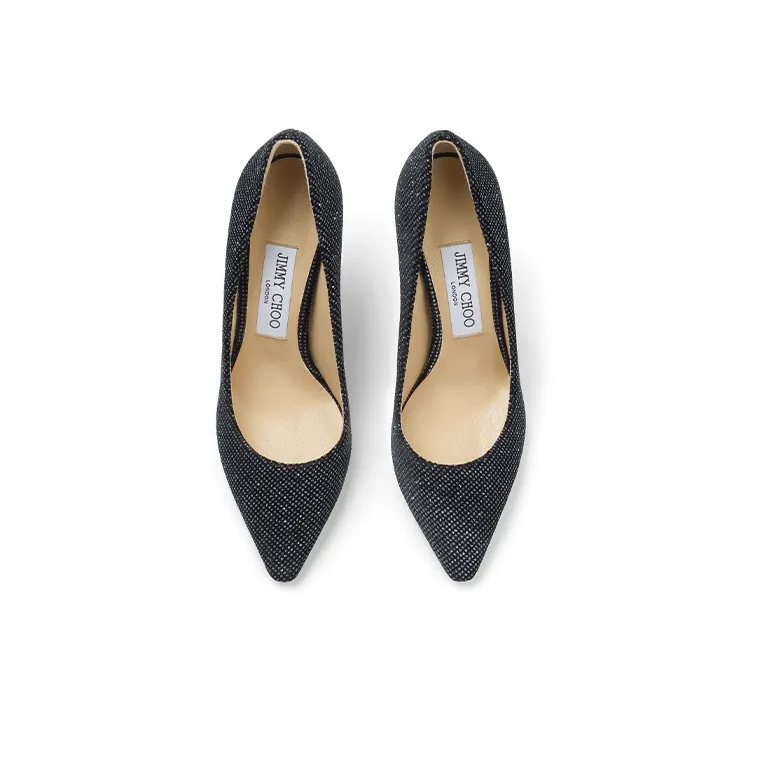 Jimmy Choo ROMY Slim Heel High Heels 8.5cm Women's Black-3