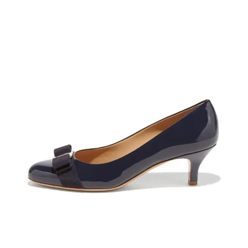 Ferragamo High Heels Women's Dark Blue