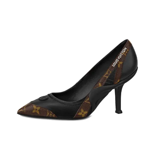 LOUIS VUITTON Archlight 1.0 High Heels Women's Black Brown