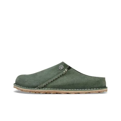 Birkenstock Wrap toe Slippers Unisex Green Narrow Fit