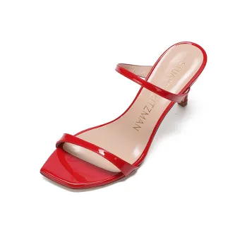 Stuart Weitzman/SW Slip-Resistant Slide Slippers Women's Red