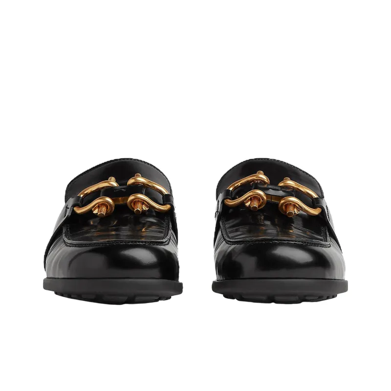 Bottega Veneta Monsieur Closed Toe Slippers Men's Black-1