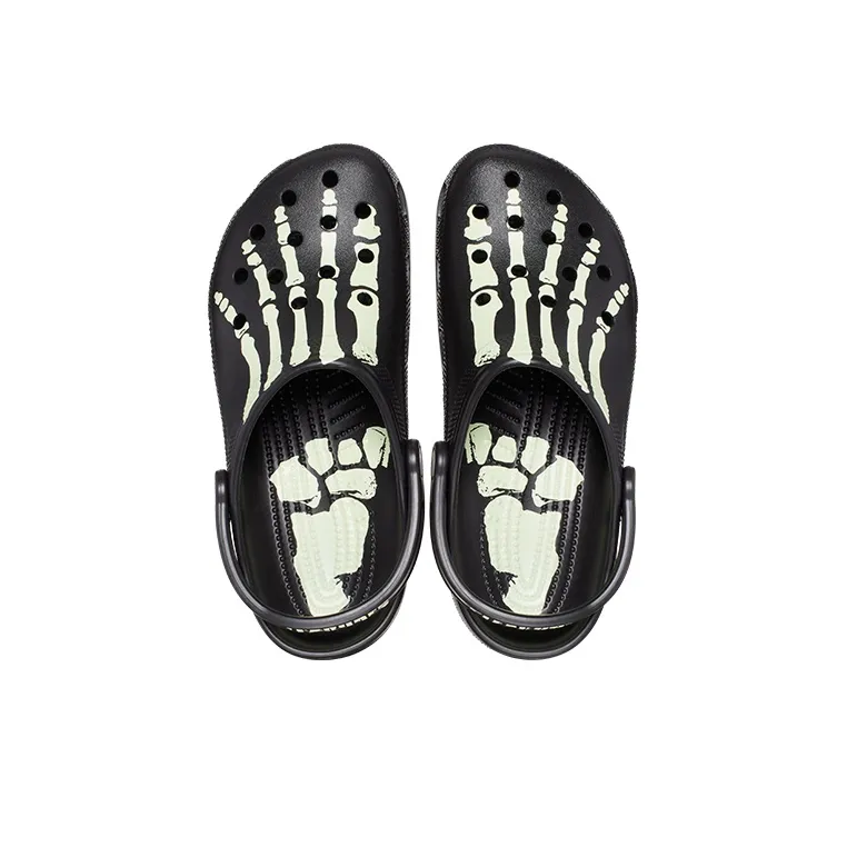 Crocs Pleasures X Classic Clog 'Skeleton Glow In The Dark'-3