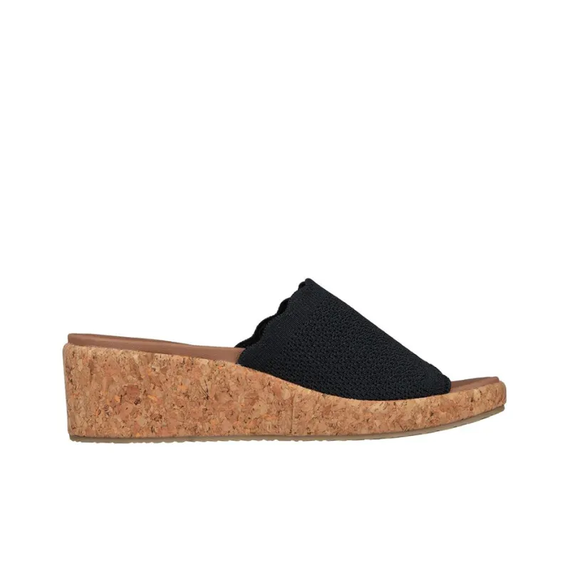 Skechers ARCH FIT BEVERLEE Rubber Sole Slip-Resistant Slide Slippers Women's Black-1