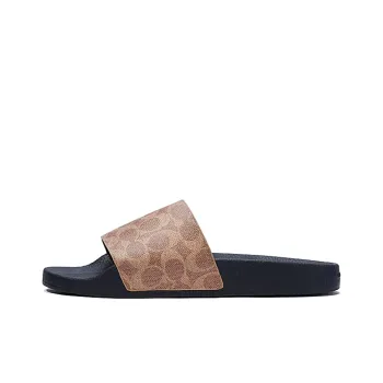 COACH Logo Slip on Slides
