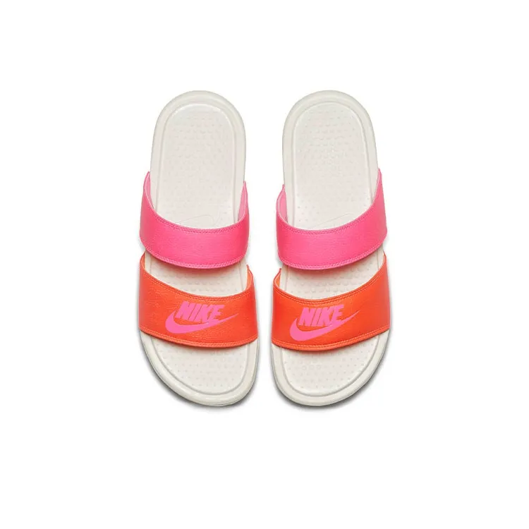Nike Benassi Duo Ultra Slide 'Pink Orange White' Women's-1