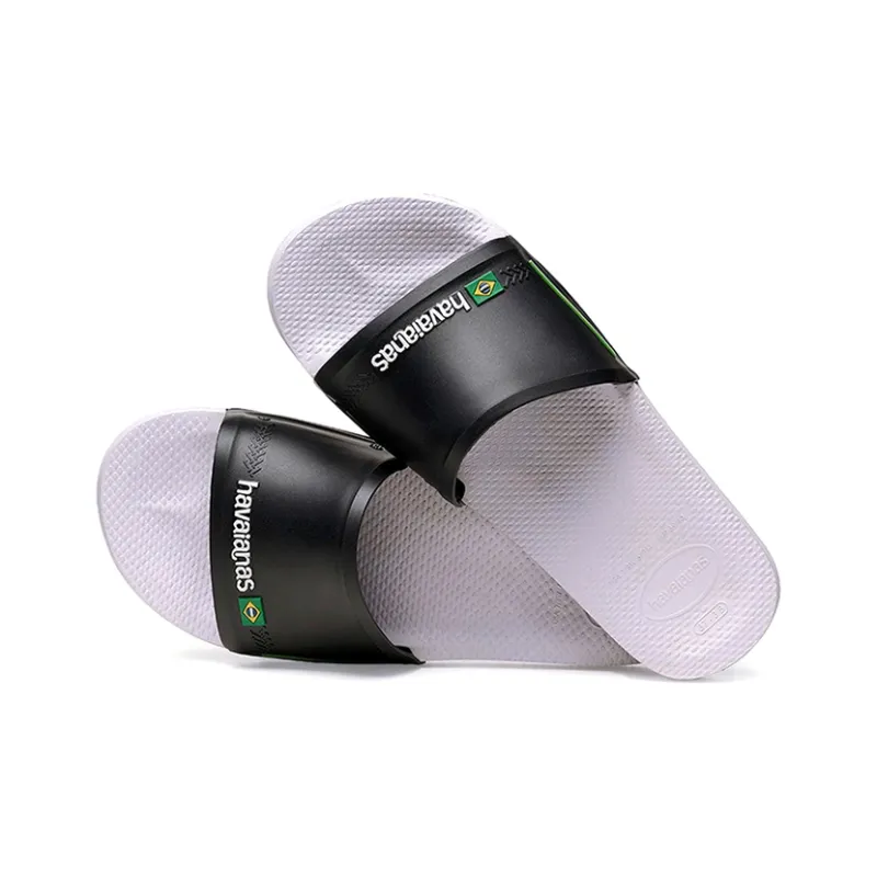 Havaianas Rubber Sole Slide Slippers Unisex Oyster White-3
