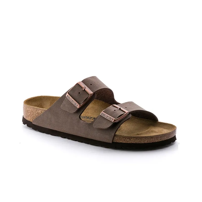 Birkenstock Arizona Birko Flor Nubuck Sandals 'Mocha'-2