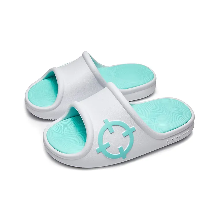 RIGORER Skyrim 1 Slide Slippers Men's White Green-2
