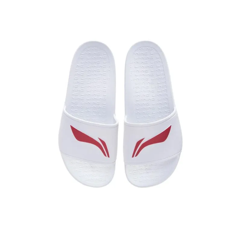 LiNing Slide Slippers Unisex White-3