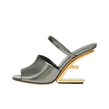 FENDI Quick Dry Slide Slippers Women's Green