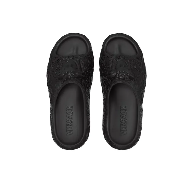 VERSACE Women's Medusa Dimension Slide 'Black'-3