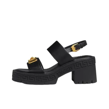 VERSACE MEDUSA BIGGIE Series Fashion Sandal Women's Black