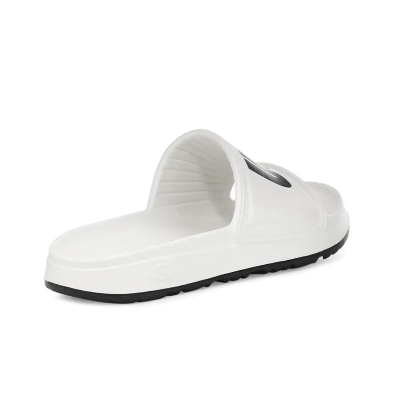 UGG Wilcox Slide Minimalistic Cozy Thick Sole White Women's-4