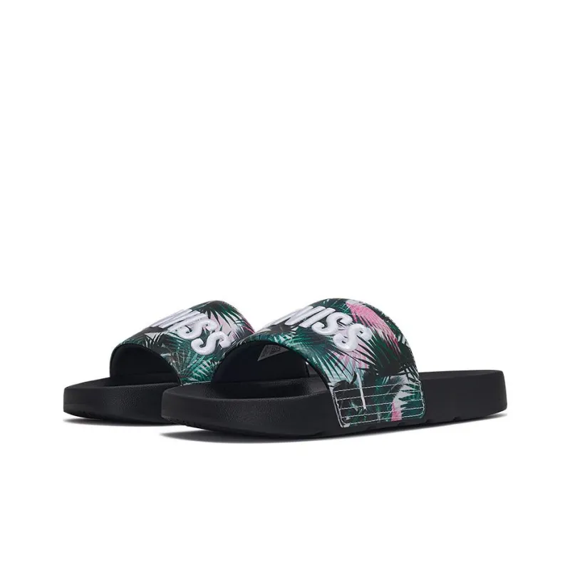 KSWISS Saint Monica Sports Slippers Men's Black White-2
