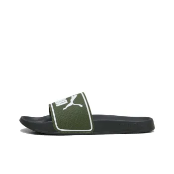 PUMA Rubber Sole Slide Slippers Unisex Black Green White
