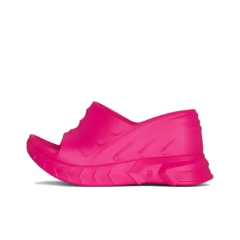 GIVENCHY Slide Slippers Women's Neon Pink
