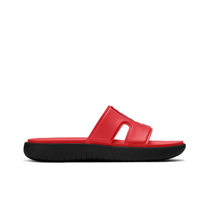 JORDAN Hydro 8 Colorblock Casual Red Black Slippers 'Red Black'-1