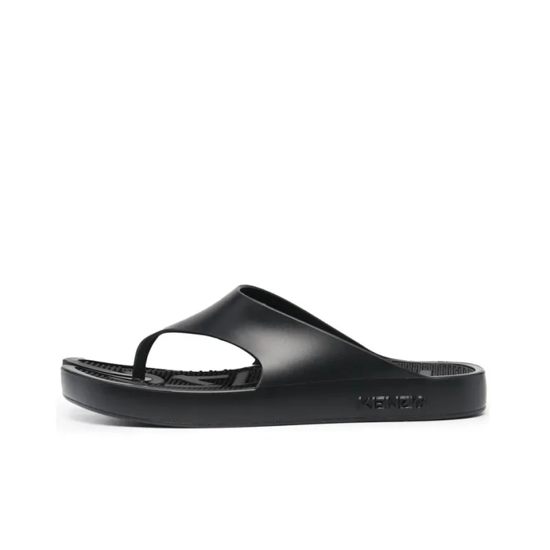 KENZO Plastic Sole Quiet Flip Flops Women's Black-0