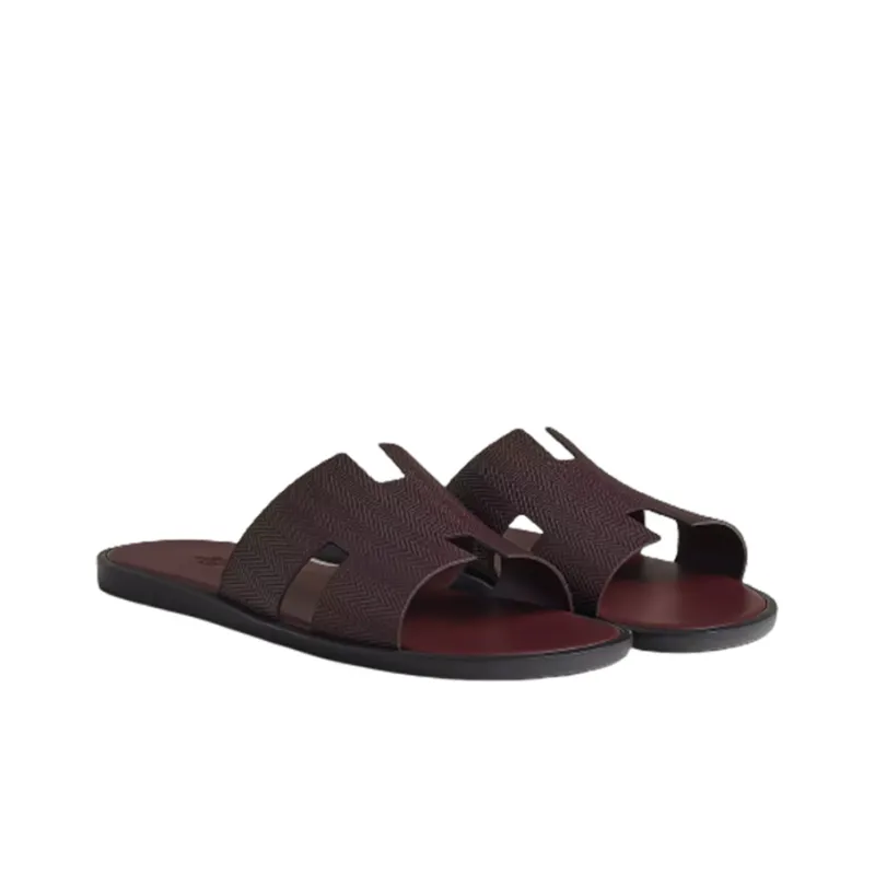 HERMES Izmir Slide Slippers Women's Russet-3