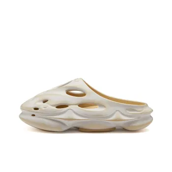 EQLZ EQUALIZER 1100 Slide Slippers Unisex Yellow Field Daylily Distressed