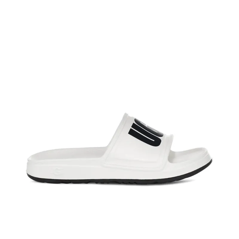 UGG Wilcox Slide Minimalistic Cozy Thick Sole White Women's-1