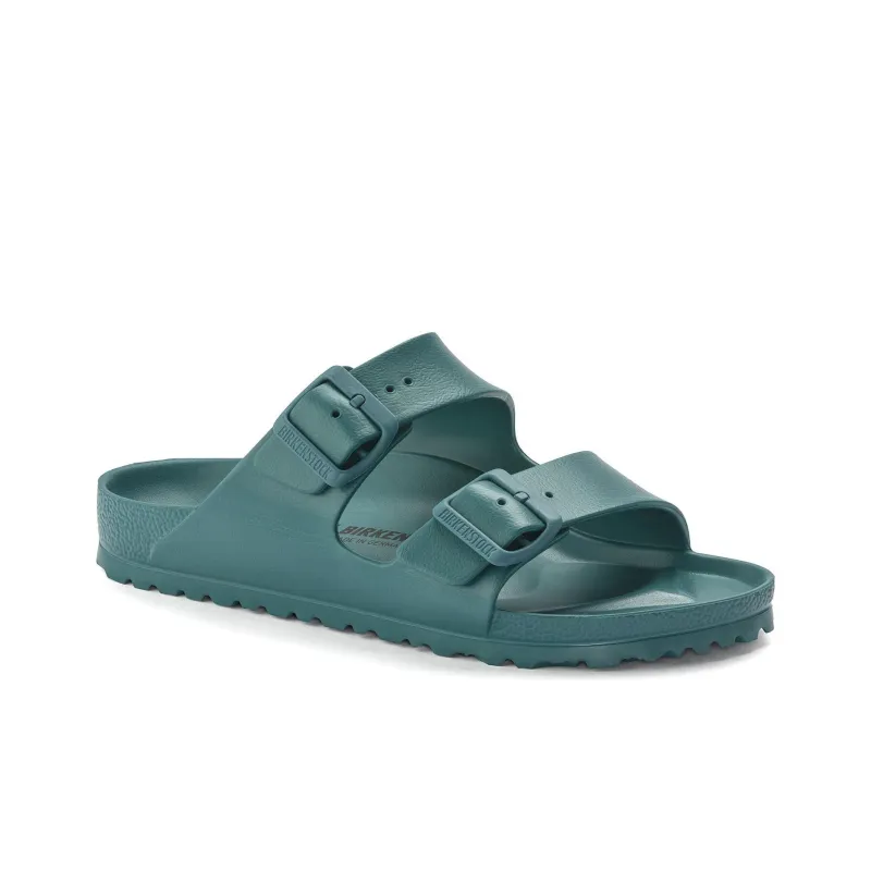 Birkenstock Slide Slippers Unisex Lake Green Narrow Fit-1