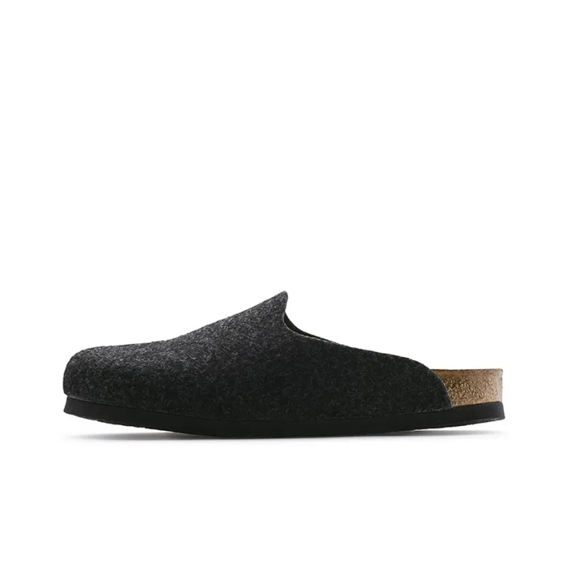 Birkenstock Amsterdam Stylish Sandals Unisex Coal Gray-0