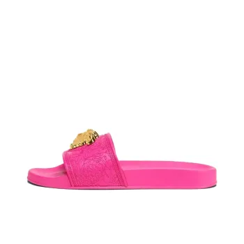 VERSACE Women's Palazzo Pool Slides 'Fuchsia'