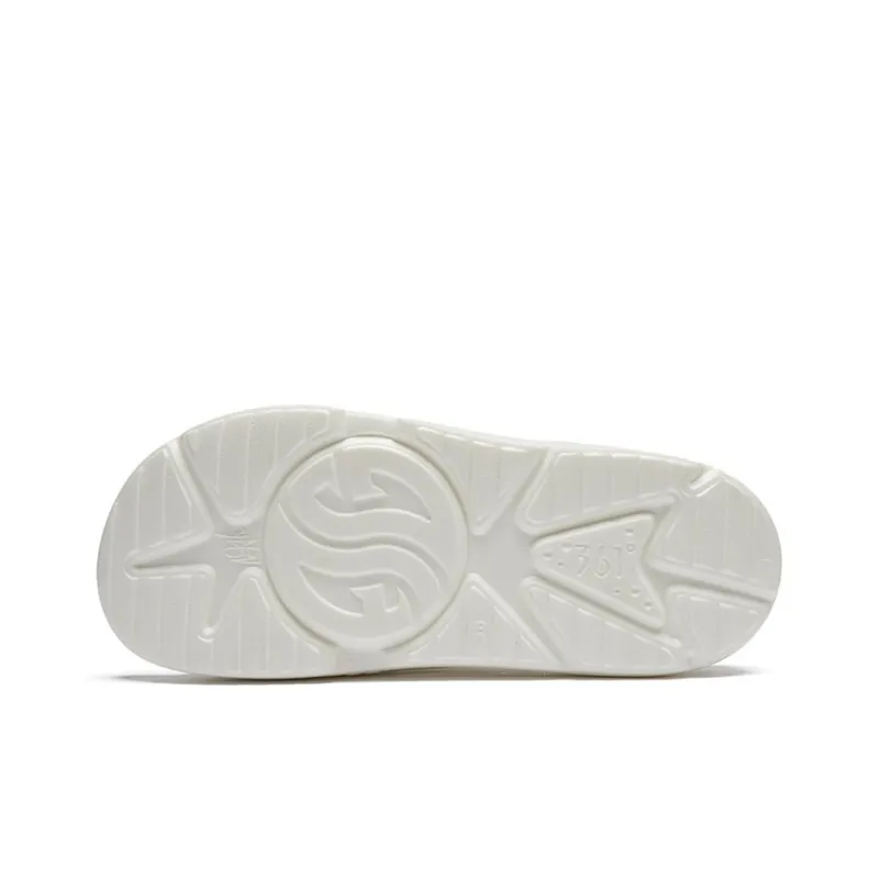 361° AG Tidal Drag Quiet Slide Slippers Women's Feather White-3
