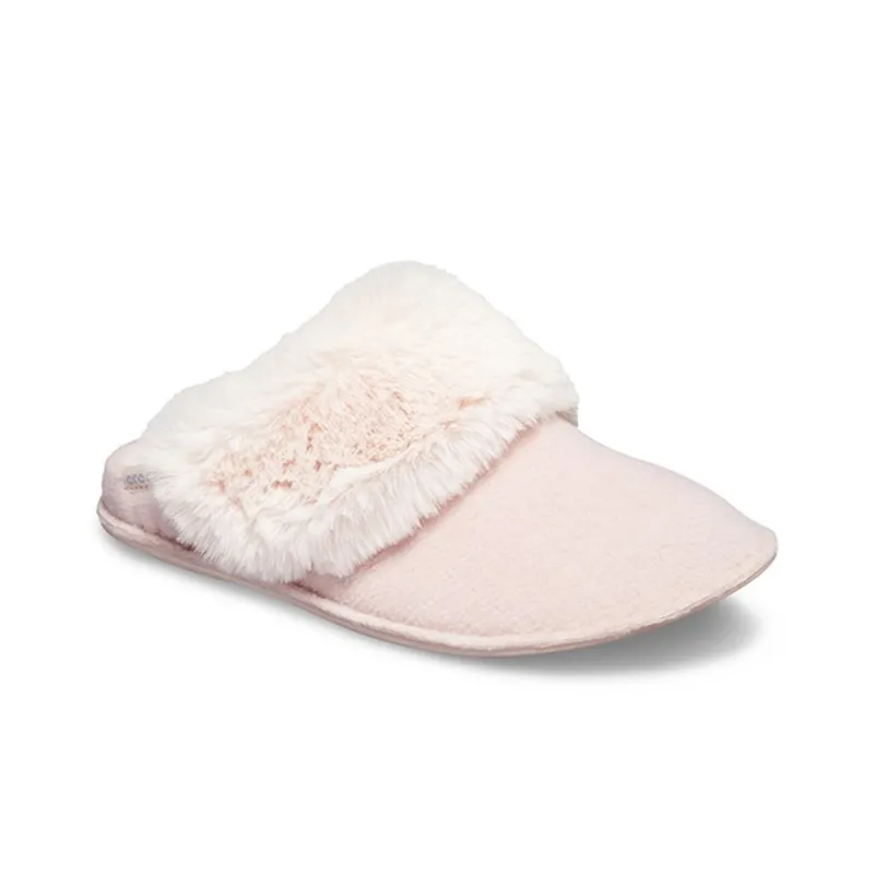 Crocs Mule Fur Slippers 'Pink' Women's-1