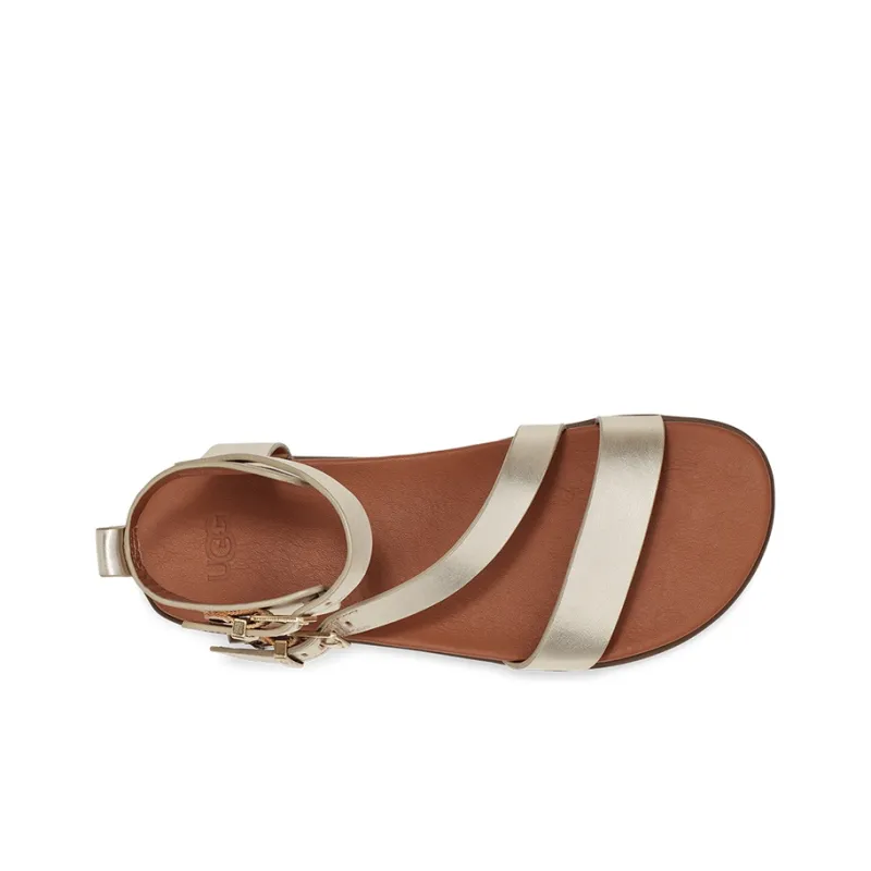 UGG Solivan Strap Fashion Sandal Women's Light Metallic-4