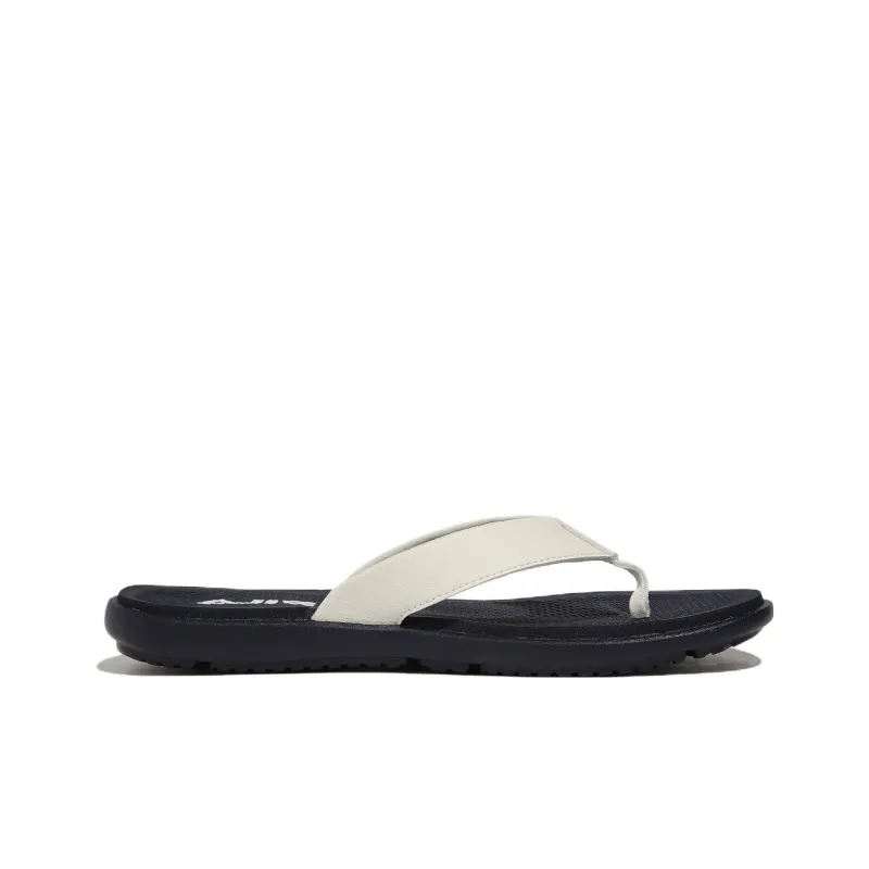 FILA Slicksong V2 Flip Flops Unisex Dark Blue Korean Style-1