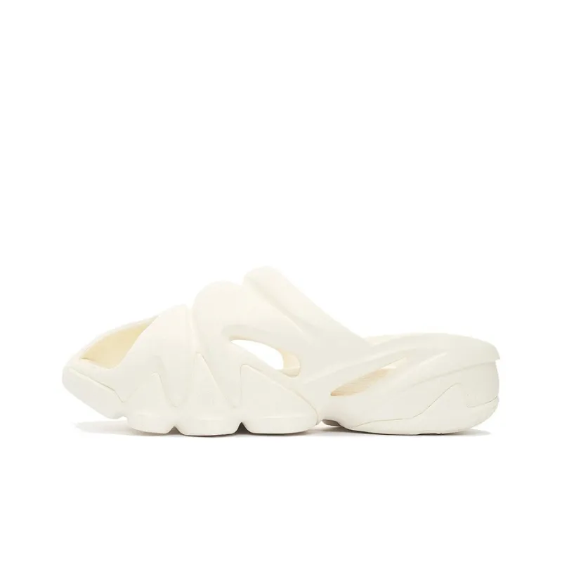 LiNing Slide Slippers Women's Vanilla White-0