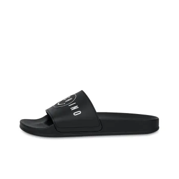 MOSCHINO Rubber Sole Slide Slippers Men's Black