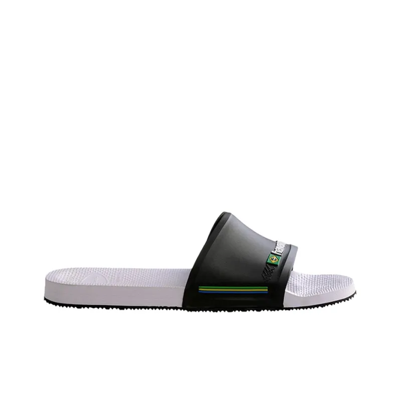 Havaianas Rubber Sole Slide Slippers Unisex Oyster White-1