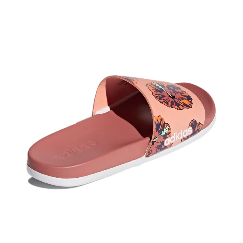 Adidas Adilette Slide Slippers Women's Coral Pink-3
