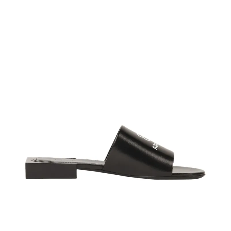 Balenciaga Box Slide Slippers Women's Black-1