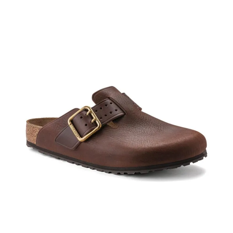 Birkenstock Boston Bold Leather Roast Brown-1