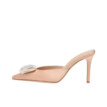 GIANVITO ROSSI Closed Toe Slippers Women's Pink