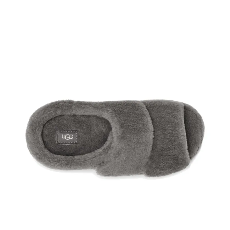 UGG Rubber Sole Slide Slippers Men's Charcoal Gray-3