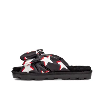 UGG Rubber Sole Abrasion Resistant Slide Slippers Women's Black